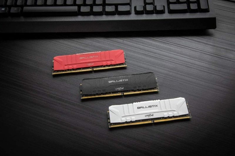 Photo 1 of Crucial Ballistix 3000 MHz DDR4 DRAM Desktop Gaming Memory Kit 16GB (8GBx2) CL15 BL2K8G30C15U4R (RED)