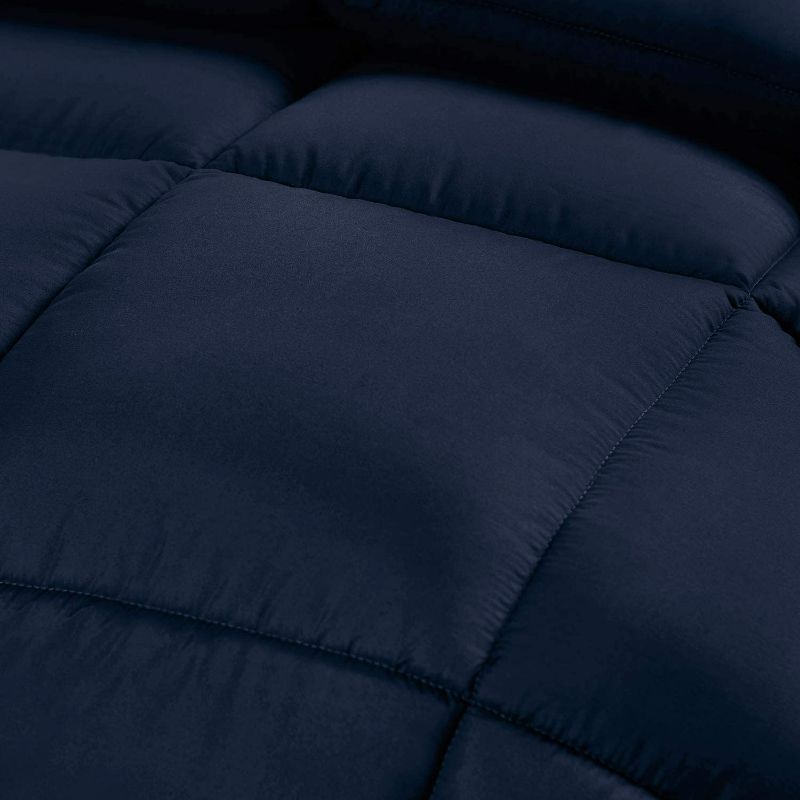 Photo 2 of Utopia Bedding Comforter Duvet Insert - Quilted Comforter with Corner Tabs - Box Stitched Down Alternative Comforter (King, Navy) King Navy