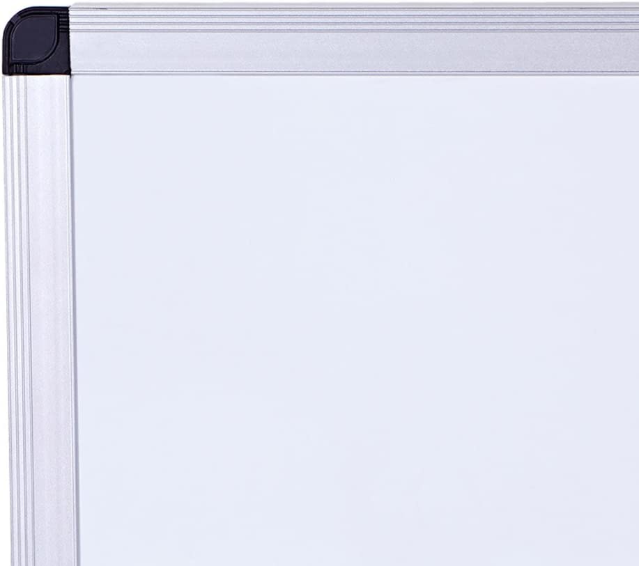 Photo 2 of VIZ-PRO Magnetic Dry Erase Board / Whiteboard, 5' X 3', Silver Aluminium Frame
