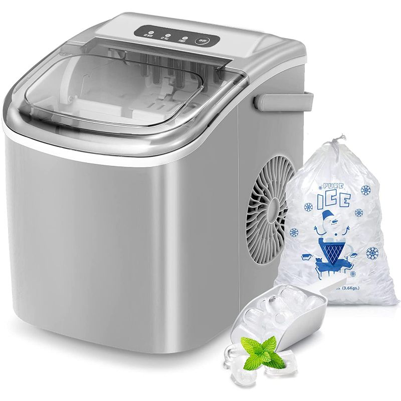 Photo 1 of Countertop Ice Maker, Self-Cleaning Portable Ice Maker