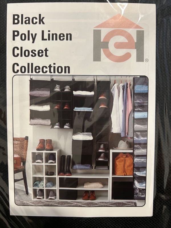 Photo 1 of BLACK POLY LINEN CLOSET COLLECTION