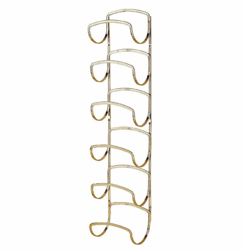 Photo 1 of mDesign Steel Towel Holder for Bathroom Wall, Wall Mounted Organizer, Soft Brass