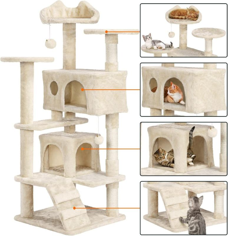 Photo 2 of Cat Tree Tower Condo Furniture Scratch Post for Kittens Pet House Play