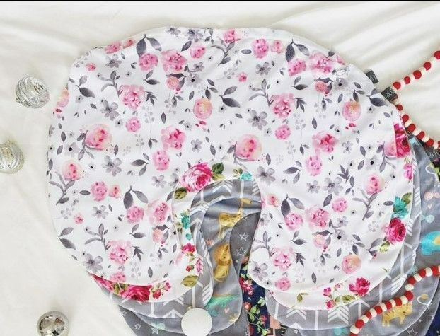 Photo 2 of Kids N Such - Nursing Pillow Cover - White/Floral