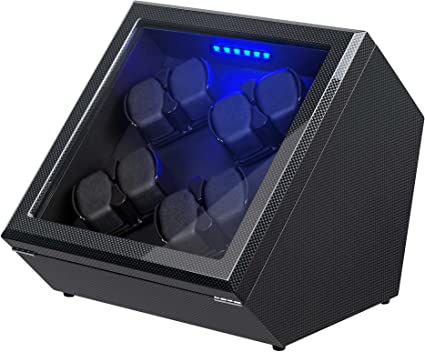 Photo 2 of JINS&VICO Watch Winder, [Newly Upgraded] Soft Flexible Watch Pillows Automatic Watch Winder Box, 8 Winding Spaces with Built-in Illumination