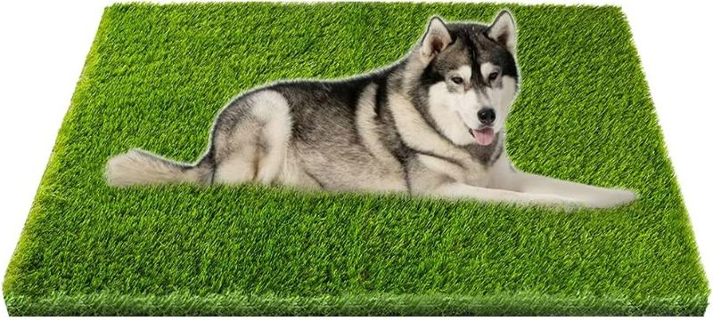 Photo 1 of Artificial Grass, Professional Dog Grass Mat, Potty Training Rug and Replacement Artificial Grass Turf, Large Turf Outdoor Rug Patio Lawn Decoration, Easy To Clean with Drainage Holes