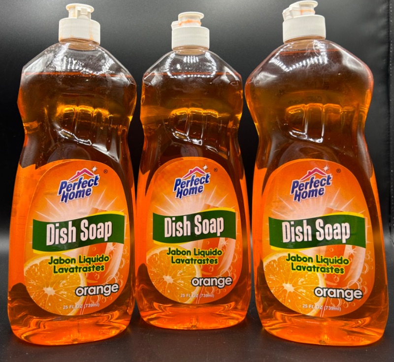 Photo 1 of Perfect Home Dish Detergent Citrus Scent 25 Oz - 3 Pack