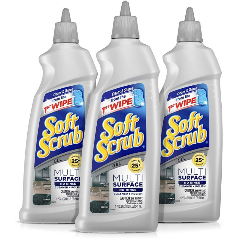 Photo 1 of Soft Scrub Multisurface Gel Cleaner, 18.3 Ounce (Pack of 3)