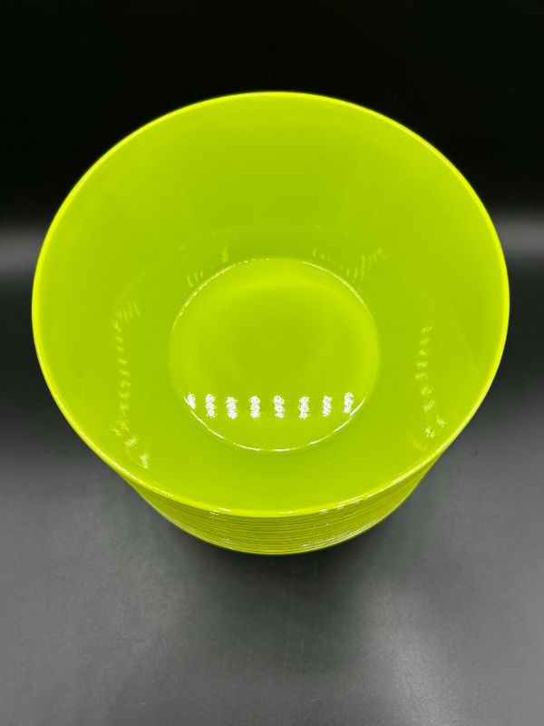 Photo 2 of PLASTIC BOWLS - 12CT - GREEN
