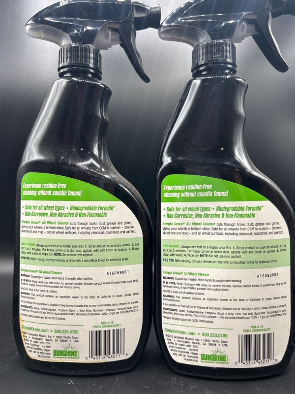 Photo 3 of Simple Green 24 oz. All Wheel and Tire Cleaner - 2 Pack