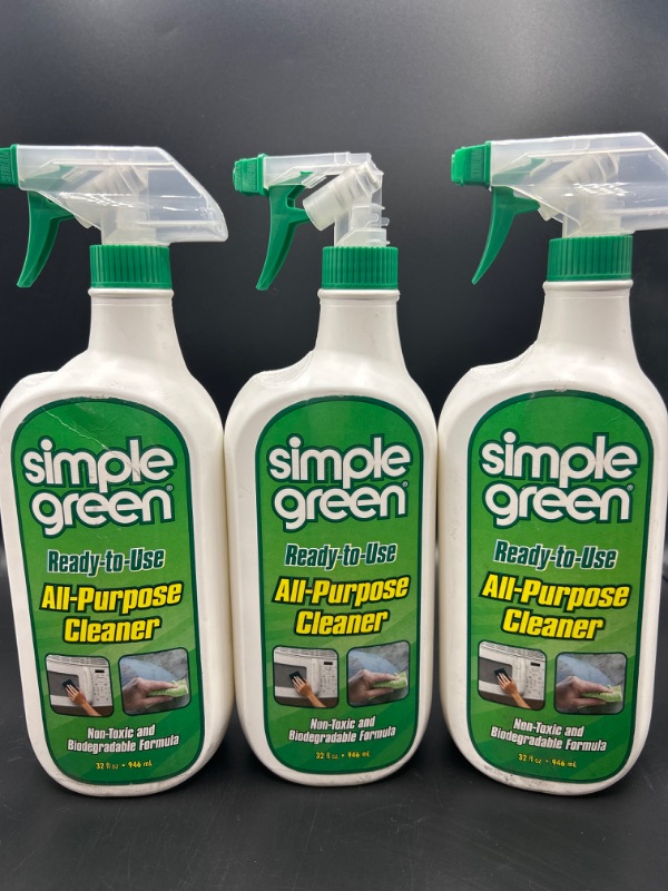 Photo 2 of Simple Green AllPurpose Cleaner, 32 Fl Oz (Pack of 3) - See Photos