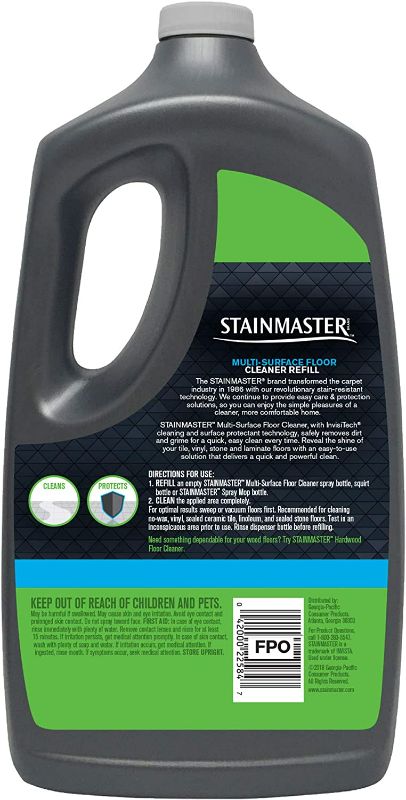 Photo 2 of STAINMASTER Multi Surface Floor Cleaner Jug, 64oz, Spray Mop Refill