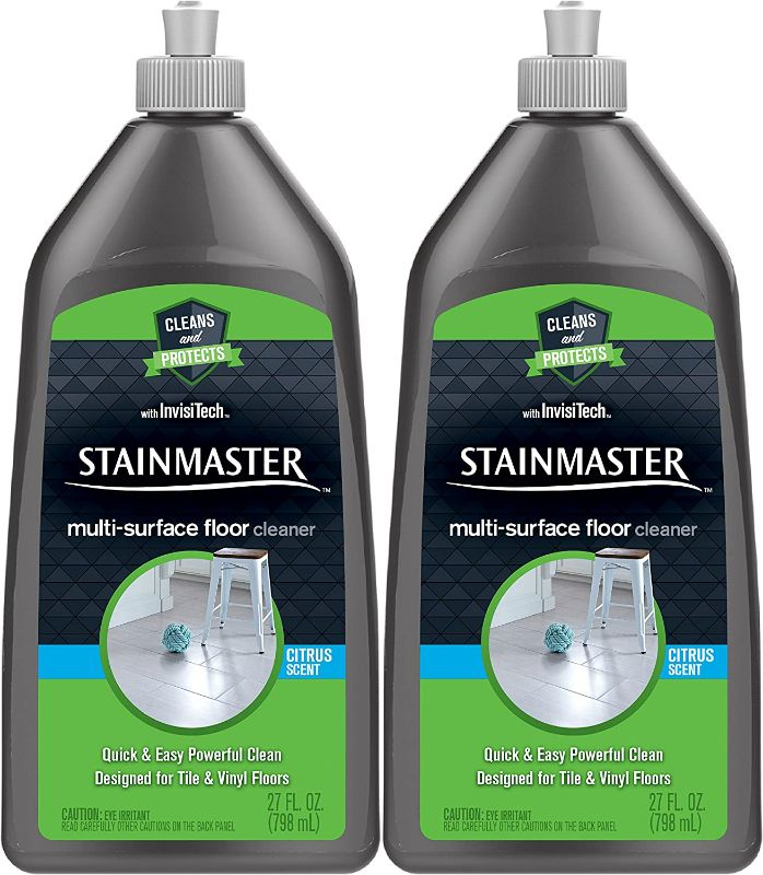 Photo 1 of Stainmaster Multi-Surface Floor Cleaner, Citrus, 54 Fl Oz, 2 Packs of 27 Fl Oz
