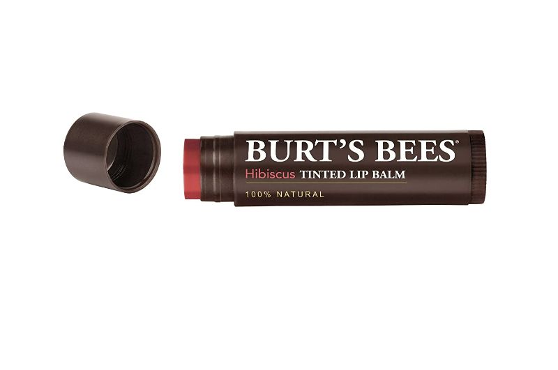 Photo 2 of Burt's Bees Tinted Lip Balm, Hibiscus, .15 Ounce (Pack of 2)
