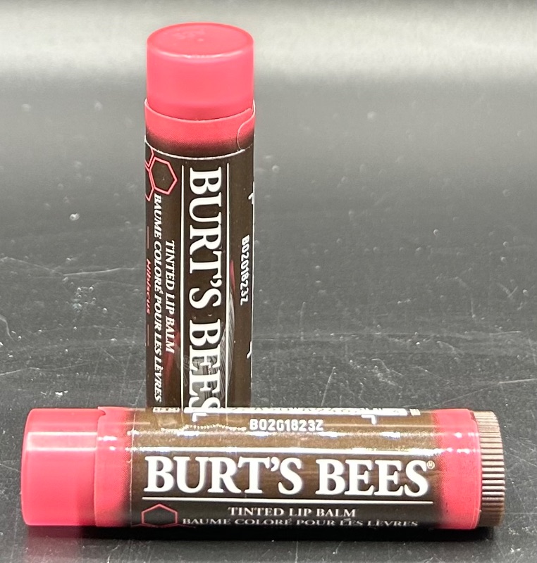 Photo 3 of Burt's Bees Tinted Lip Balm, Hibiscus, .15 Ounce (Pack of 2)
