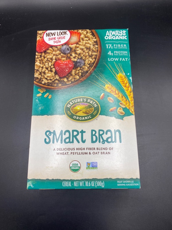 Photo 5 of Nature's Path Organic Smart Bran Cereal, 10.6 Ounce, Non-GMO, 17g Fiber, 4g Protein