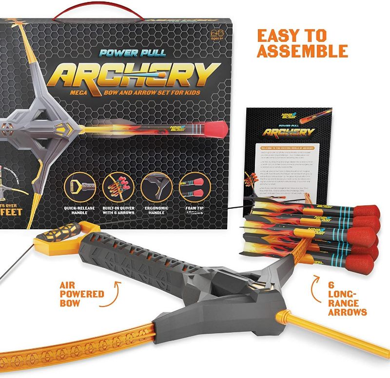 Photo 6 of Kids Bow and Arrow Archery Set - Coolest Toys for Boys Age 6, 7, 8, 9, 10, 11 & 12 Year Old Boy Gifts - Cool Boy Toys Birthday Gift - Best Outdoor Kid Sports Play Toy