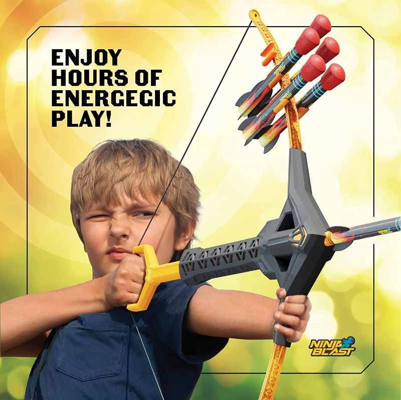 Photo 3 of Kids Bow and Arrow Archery Set - Coolest Toys for Boys Age 6, 7, 8, 9, 10, 11 & 12 Year Old Boy Gifts - Cool Boy Toys Birthday Gift - Best Outdoor Kid Sports Play Toy