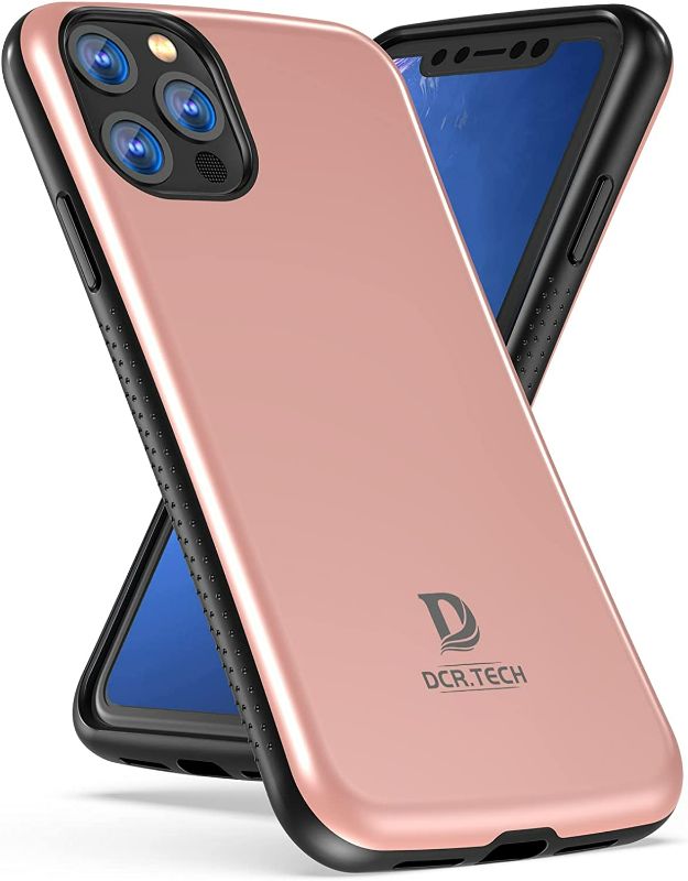 Photo 1 of D DCR TECH Dcrtech Case Compatible with iPhone 12 Pro Max Case, Anti-Slip, Double Protection,Shock Absorbing Protection, 12ft Drop Tested, Fits iPhone 12 Pro Max (Rose Gold)