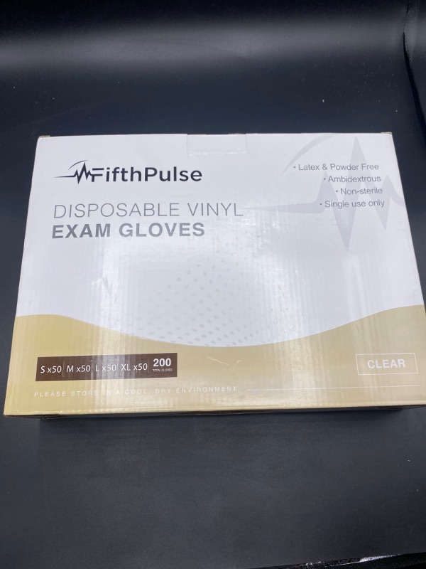 Photo 2 of Clear Vinyl Disposable Gloves - 200 Pack