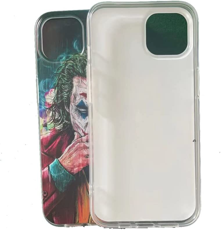 Photo 1 of Sad Smoking Man Clear Phone Case Compatible with iPhone 14 Pro Max Case Cute Built-in Bumper Cover Shockproof Skin,Trendy Design TPU Bumper Case Support Wireless Charging