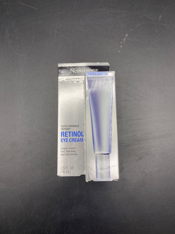 Photo 8 of Neutrogena Rapid Wrinkle Repair Retinol Eye Cream for Dark Circles, Daily Anti-Aging Under Eye Cream with Retinol & Hyaluronic Acid to Fight Fine Lines, Wrinkles, & Dark Spots, 0.5 fl. oz RWR Eye Cream