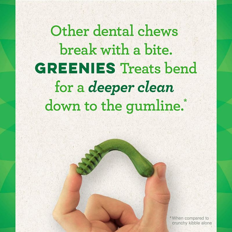 Photo 2 of Greenies Petite Natural Dog Dental Care Chews Oral Health Dog Treats, Pumpkin Spice Flavor, 12 oz. (20 Treats)
