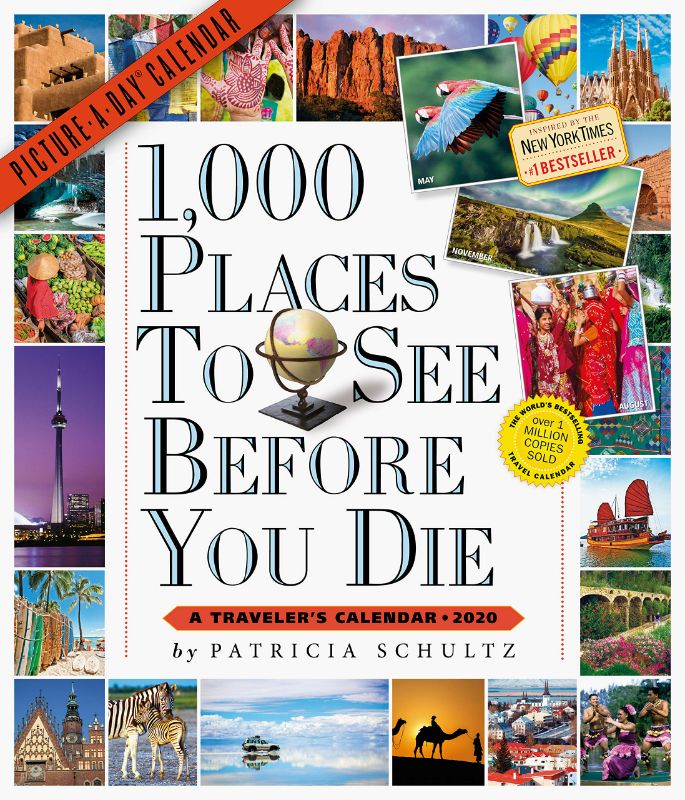 Photo 1 of 1,000 Places to See Before You Die Picture-A-Day Wall Calendar 2020 Calendar – Wall Calendar
