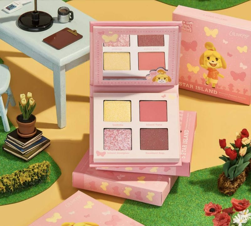 Photo 1 of Colourpop Animal Crossing Shadow Palette in "5 Star Island" - Eyeshadow Quad Full Size New In Box
