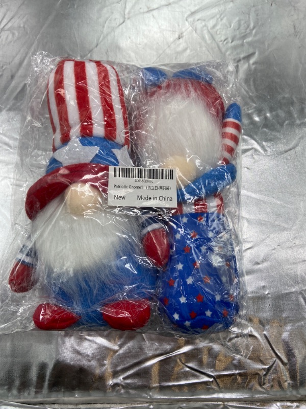 Photo 2 of 4th of July Decorations, 2 PCS Plush Table Ornaments Gift for Independence Day Memorial Day Presidents Day Veterans Day Armed Forces Day
