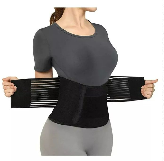 Photo 1 of Letsfit Workout Waist Trainer Belt for Women Tummy Toner Low Back and Lumbar Support Sweat Weight Loss Shapewear SIZE SMALL

