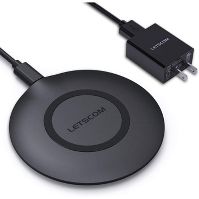 Photo 1 of Letscom Wireless Charger, Qi-Certified 15W Fast Wireless Charging Pad Compatible: iPhone, Samsung

