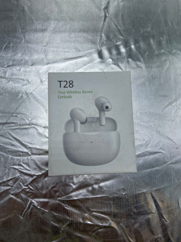 Photo 2 of wireless stereo earbuds COLOR WHITE 