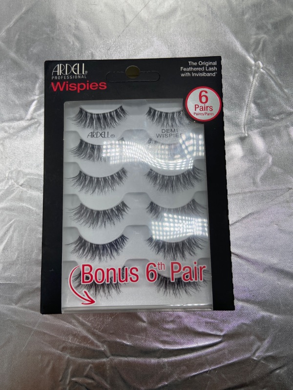 Photo 2 of Ardell False Eyelashes Demi Wispies Black, 1 pack (5 pairs per pack)