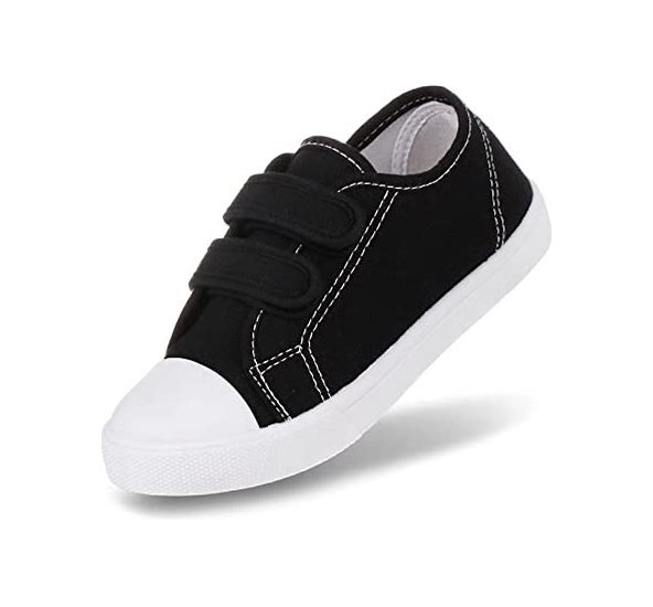 Photo 1 of JOSINY Toddler Boys Girls Shoes Kids Canvas Sneakers Dual Adjustable Strap Hook And Loops Walking Slip On SIZE 12 KIDS