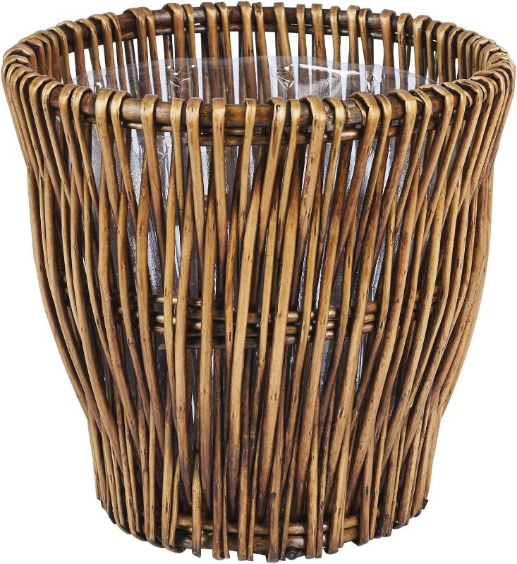 Photo 1 of Household Essentials ML-2225 Small Reed Willow Waste Basket
