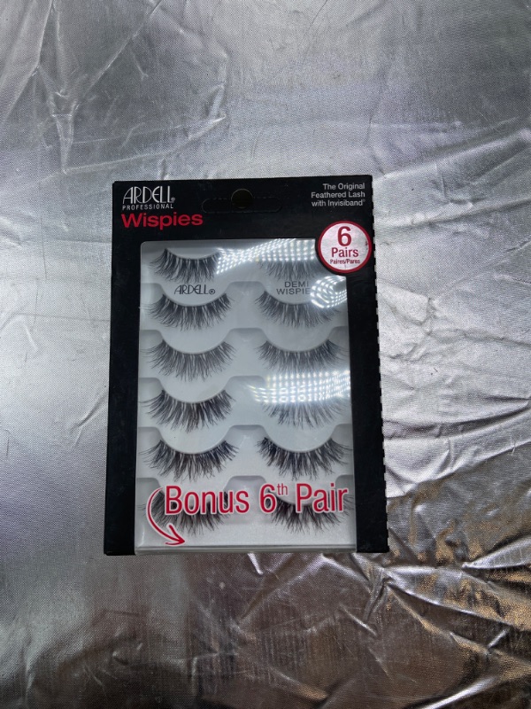 Photo 2 of Ardell False Eyelashes Demi Wispies Black, 1 pack (5 pairs per pack)