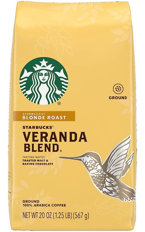 Photo 1 of Starbucks Blonde Roast Ground Coffee — Veranda Blend — 1 bag (28 oz.) Veranda Blend 28oz (Pack of 1) Standard Packaging BEST BY SEPT 25 2022