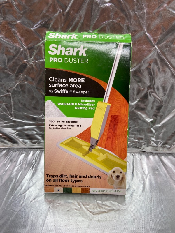 Photo 1 of Shark Professional Duster Mop Hard floor Cleaner with 360-Degree Steering and Supersized Mop Head (ST110WM)