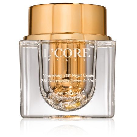 Photo 1 of 24k Nourishing Night Cream Provides Anti-Aging with Powerful Antioxidants Organic Botanicals Hyaluronic Acid and 24k Gold to Hydrate Replenish and Renew Skin While You Sleep Fresh Radiant Looking Skin New