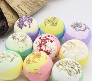 Photo 2 of 6 Piece Bath Bombs Set Including Lavender Rose Green Tea Milk Pot Marigold And Osmanthus Soothing Spa Level Experience New