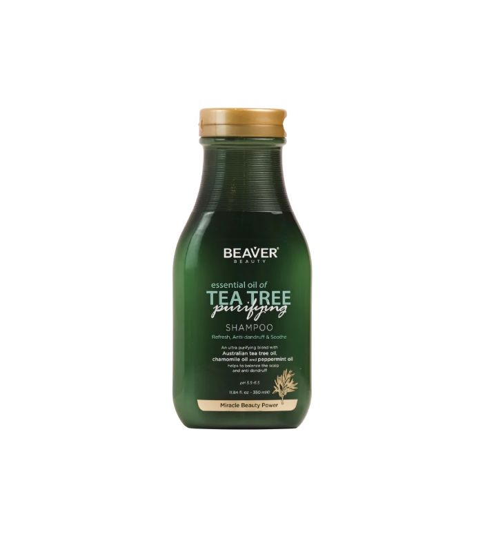 Photo 1 of Tea Tree Purifying Shampoo 350ml Helps Prevent Buildup of Chemicals and Dead Skin on Scalp Anti Bacterial and Anti Fungal Properties Helps Dandruff and Oil Control New 