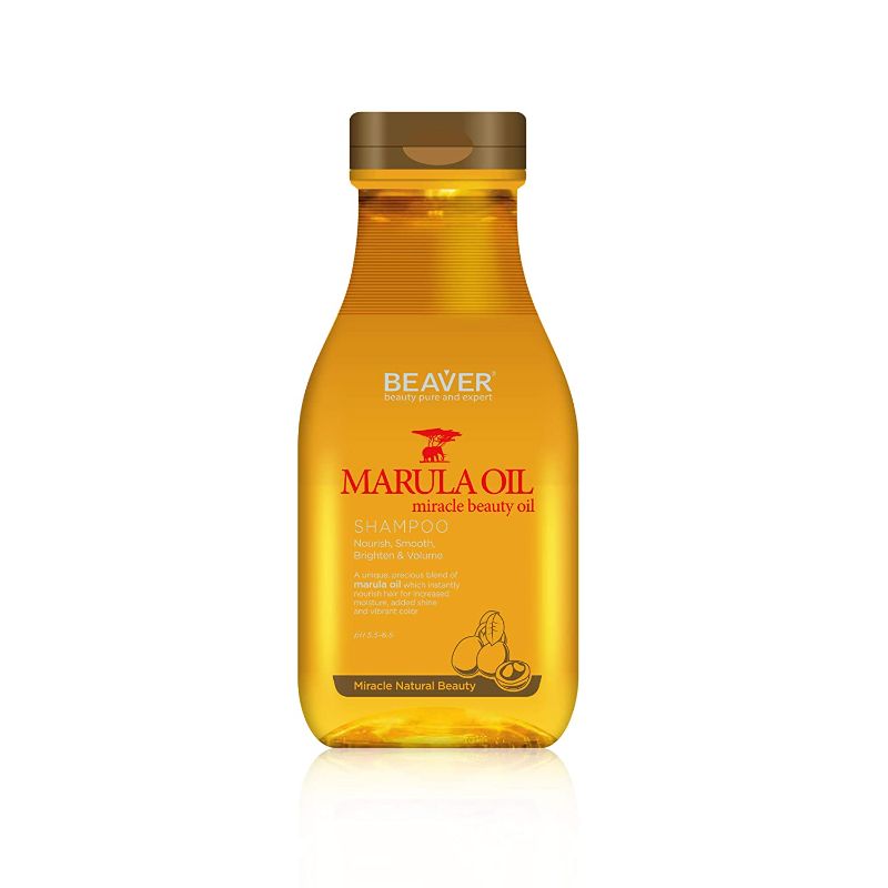 Photo 1 of Marula Oil Shampoo 350ml Helps Dry and Frizzy Hair Nourishing Non Greasy Replenishes Hair Includes Vitamin C and E Ne