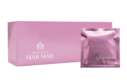 Photo 1 of MASION MAR DERRIERE WHIPES FOR WOMEN, 30 INDIVIDUALLY WRAPPED LUXURY FEMININE FLUSHABLE WET WHIPES FOR TRAVEL,BIODGRADEABLE PERSONAL CARE, PH BLANCED UNSENTED WITH HONEY SUCKLE AND ORGANIC ALOE