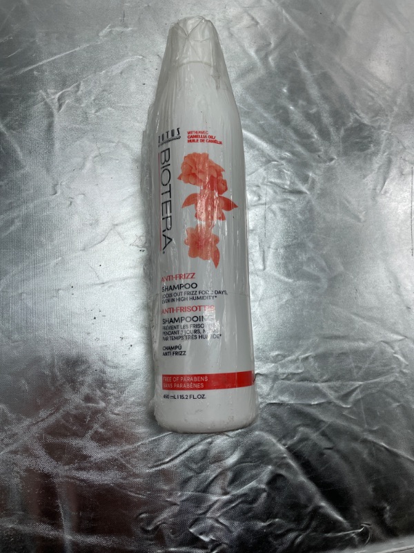 Photo 4 of Biotera Anti-Frizz Intense Smoothing Shampoo 16.9 oz Cleanses and silkens frizzy unruly and rebellious medium to coarse hair. Helps control frizz while replenishing lost moisture to dry parched hair. Hair is naturally smooth