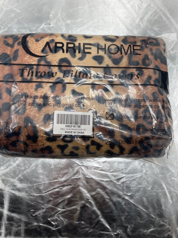 Photo 3 of Luxury Satin Pillowcase for Hair – Standard Satin Pillowcase with Zipper, Leopard Print Cheetah