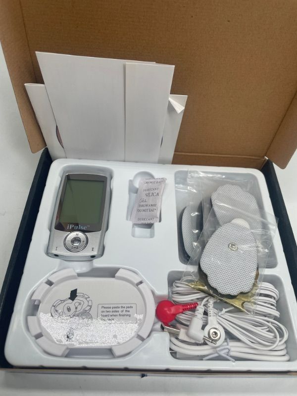 Photo 3 of iPulse Massager TENS EMS Unit, Dual Channel, 12 Therapy Massage Modes with 10 Electric Pads, Rechargeable Electronic Muscle Stimulator for Pain Relief, Arthritis, Muscle Strength & Tired Sore Muscles
