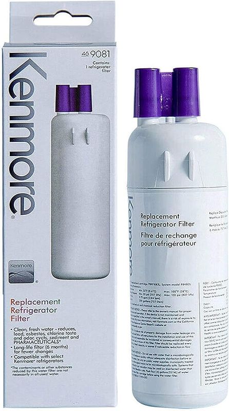 Photo 1 of Kenmore 469081 Replacement Refrigerator Water Filter 1pk
