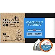 Photo 1 of San Francisco Bay Compostable Coffee Pods - 100% Colombian Supremo (80 Ct) K Cup Compatible, Medium Roast
