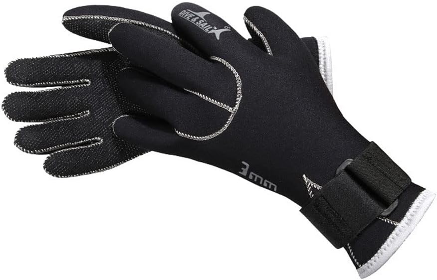 Photo 1 of Alstorpha 3mm Neoprene Gloves Fishing Gloves Suitable for Surfing Canoeing Kayaking Spearfishing - Size Large 